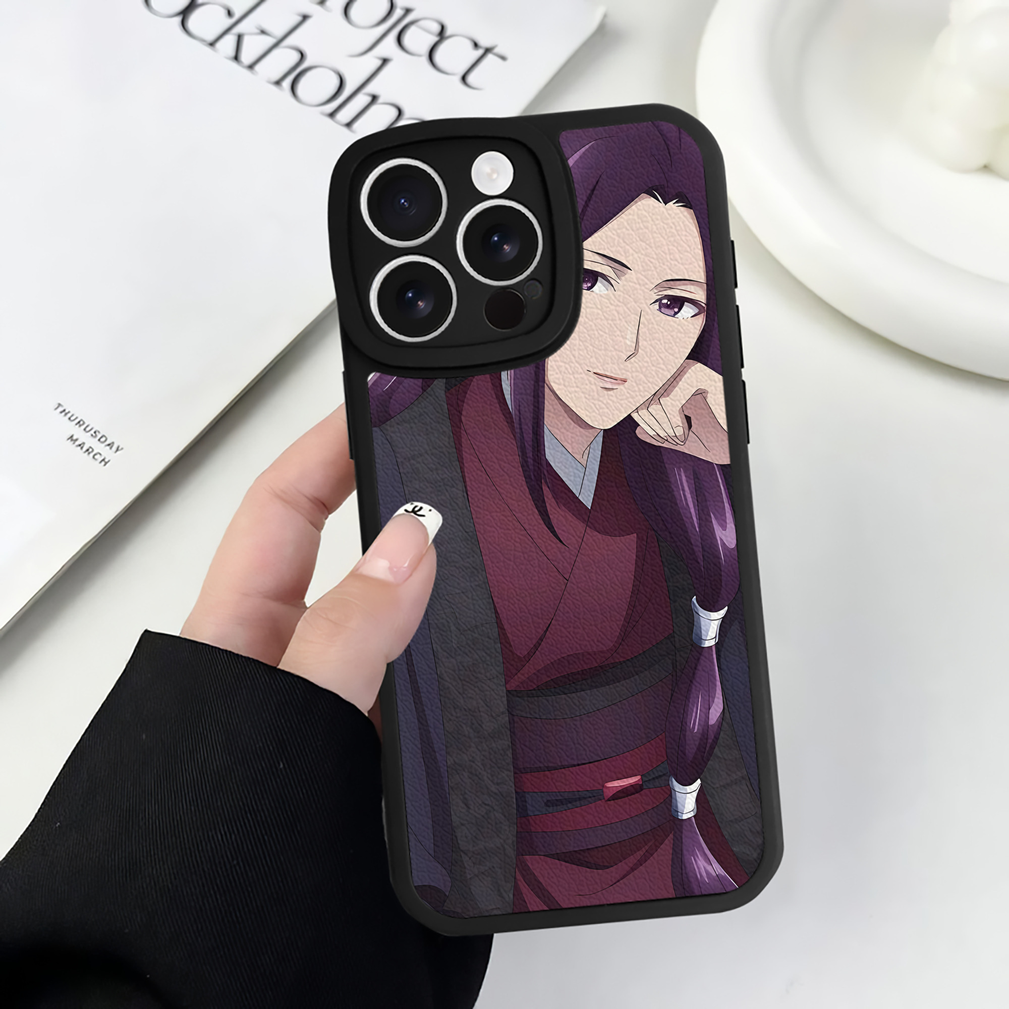 薬屋のひとりごと The Apothecary Diaries 【iPhone 16シリーズ対応】シリコンスマホケース（レザー調） 材質：シリコン
